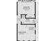 500 sq ft floor plan showcasing a bedroom, bath, kitchen, and living room at 24 Cheney St, East Point, GA 30344