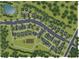 Site plan showing lot numbers and community layout with a pond at 24 Cheney St, East Point, GA 30344