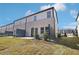 Townhouse backyard with patio and small lawn at 269 Bald Ave # 18, Stockbridge, GA 30253
