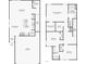 Two-story floor plan with 3 bedrooms, 3 bathrooms, and a garage at 269 Bald Ave # 18, Stockbridge, GA 30253