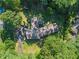 Aerial view of house and surrounding landscape at 4872 Northland Dr, Atlanta, GA 30342