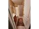 Nice bathroom with shower/tub combo and wood vanity at 6561 Harrington Pl, Douglasville, GA 30135