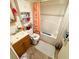 Bathroom with shower/tub combo and vanity at 2054 Marco Dr, Decatur, GA 30032