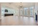 Open concept living area with hardwood floors, and kitchen view at 4215 Tattnall Run, Acworth, GA 30101