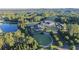 Elegant clubhouse overlooking the golf course and lake at 4215 Tattnall Run, Acworth, GA 30101