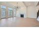 Spacious living room with hardwood floors and fireplace at 4215 Tattnall Run, Acworth, GA 30101