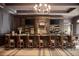 Upscale bar with a long counter and leather stools at 4215 Tattnall Run, Acworth, GA 30101