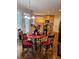 Kitchen breakfast area with a round table and four chairs at 9904 Hamilton Dr, Douglasville, GA 30135