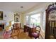 Study with built-in desk, bay window, and antique furnishings at 3081 Howell Mill Nw Rd # 3, Atlanta, GA 30327