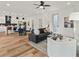 Open living room with modern furniture and kitchen views at 1940 Fellowship Rd, Tucker, GA 30084