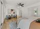 Bright bedroom with hardwood floors, sitting area, and ample natural light at 1940 Fellowship Rd, Tucker, GA 30084