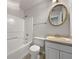 Bathroom with tub, toilet and vanity at 2110 Glenwood Downs Dr, Decatur, GA 30035