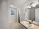Clean bathroom with a sink, toilet, and bathtub at 2110 Glenwood Downs Dr, Decatur, GA 30035