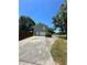 Detached two-car garage with driveway access at 3060 Habersham Cir, Covington, GA 30014