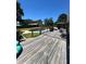 Spacious deck overlooks inground pool, gazebo and fenced yard at 3060 Habersham Cir, Covington, GA 30014