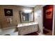 Bathroom with double vanity and separate toilet area at 5179 Meadowbrooke Chase, Stone Mountain, GA 30088