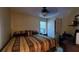 Spacious bedroom with large bed and built-in desk at 5179 Meadowbrooke Chase, Stone Mountain, GA 30088