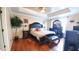 Large main bedroom with hardwood floors and ensuite bathroom at 5179 Meadowbrooke Chase, Stone Mountain, GA 30088