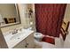 Small bathroom with shower/tub combo at 5179 Meadowbrooke Chase, Stone Mountain, GA 30088