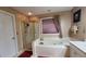 Bathroom with shower and garden tub at 5179 Meadowbrooke Chase, Stone Mountain, GA 30088