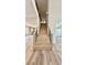 Grand wooden staircase with black metal railing at 270 Crosstree Ln, Atlanta, GA 30328