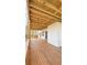 Spacious wooden deck with covered area and access to the backyard at 270 Crosstree Ln, Atlanta, GA 30328