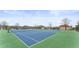 Two well-maintained tennis courts in a residential community at 3756 Bondurant Dr, Douglasville, GA 30135