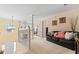Open upper hallway with a couch and view to the lower level at 3756 Bondurant Dr, Douglasville, GA 30135