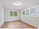 Bright bedroom featuring hardwood floors and neutral walls at 1886 S Gordon Sw St, Atlanta, GA 30310