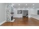 Hardwood floors, fireplace, and open floor plan at 1068 N Main Nw St, Conyers, GA 30012