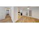 Dining area with French doors and hardwood floors at 5332 Zachary Dr, Stone Mountain, GA 30083