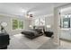 Serene bedroom with ensuite bathroom and window views at 6159 Fernstone Nw Ct, Acworth, GA 30101