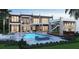 Luxury home featuring a large pool, outdoor kitchen, and patio at 5090 Derrick Rd, South Fulton, GA 30349