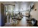 Well-equipped fitness center with treadmills and weight machines at 955 Juniper Ne St # 4027, Atlanta, GA 30309