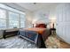 Spacious bedroom with a comfortable bed and large windows at 955 Juniper Ne St # 4027, Atlanta, GA 30309