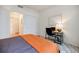 Bright bedroom with built-in workspace and ample closet space at 955 Juniper Ne St # 4027, Atlanta, GA 30309
