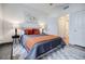 Cozy bedroom with double bed and en-suite bathroom access at 955 Juniper Ne St # 4027, Atlanta, GA 30309