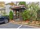 Community gazebo with seating, nestled near parking at 955 Juniper Ne St # 4027, Atlanta, GA 30309