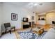 Bright living room with hardwood floors and comfortable seating at 955 Juniper Ne St # 4027, Atlanta, GA 30309