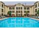 Inviting resort-style pool with plenty of lounge chairs at 955 Juniper Ne St # 4027, Atlanta, GA 30309