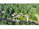 Aerial view showing home and neighborhood setting at 3525 Hamilton Mill Rd, Buford, GA 30519