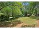 Spacious backyard offering ample green space and privacy at 5622 Williamsburg Dr, Norcross, GA 30093