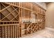 Extensive wine storage with various sized racking options at 1608 Golden Creek Sw Ct, Conyers, GA 30094