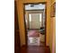 Bright entryway with hardwood floors and access to the front door at 410 Kilcrease Rd, Auburn, GA 30011