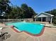 Enjoy this large, refreshing pool with a diving board and pool house at 410 Kilcrease Rd, Auburn, GA 30011