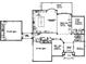 Two-story home floor plan showcasing spacious rooms and two-car garage at 1813 Trinidad, Stockbridge, GA 30281