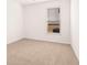 Simple bedroom with neutral carpeting and window at 1718 Lacebark Elm Way, Lawrenceville, GA 30045