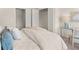 Comfortable bedroom with ample closet space and window views at 6375 Rosetta Dr # 86, South Fulton, GA 30331
