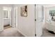 Hallway with access to bedrooms and bathroom at 6375 Rosetta Dr # 86, South Fulton, GA 30331