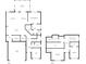 Two-story floor plan with a primary bedroom, sunroom, and 2nd floor bedrooms at 205 Lakeside Pl, Canton, GA 30114